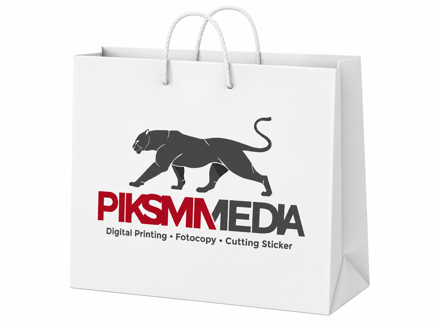 Piksma Media Paper Bag Mockup